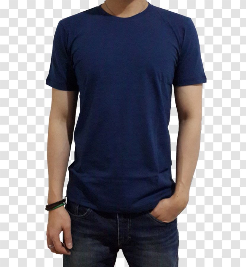 T-shirt Navy Blue Polo Shirt Clothing - Maroon - Kaos Polos Transparent PNG