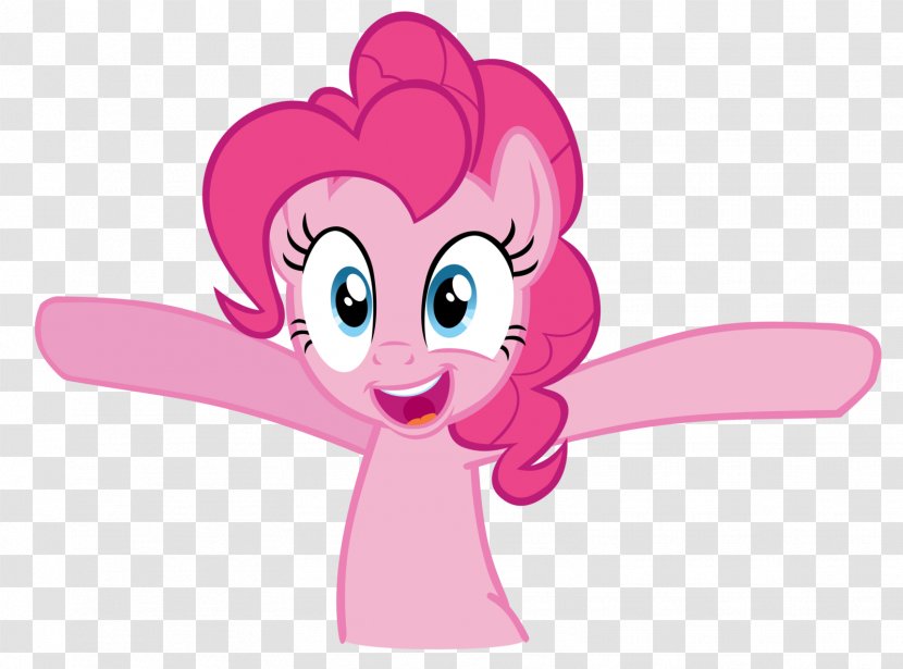 Pinkie Pie Rainbow Dash Twilight Sparkle Rarity Applejack - Cartoon - Smile Transparent PNG