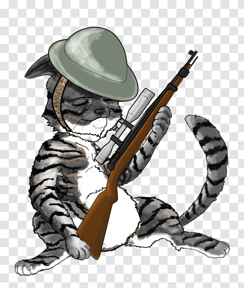 Illustration Clip Art Headgear - Weapon - Funny Cats Transparent PNG