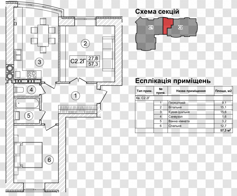 Floor Plan Technical Drawing Engineering - Standard - Design Transparent PNG