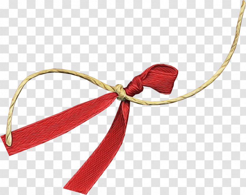 Red Ribbon Knot Jewellery Transparent PNG