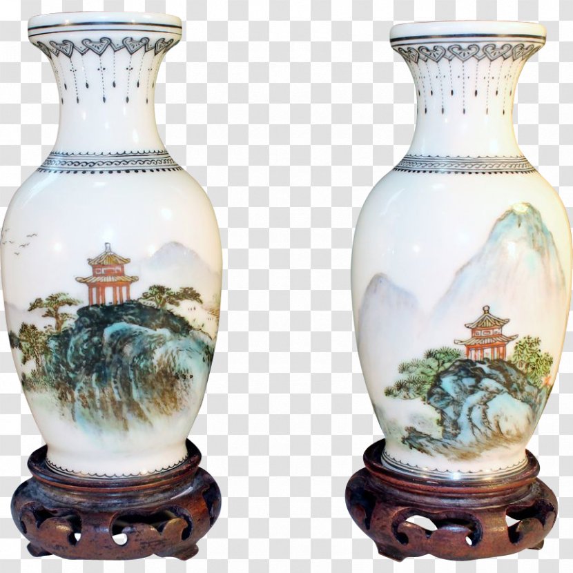 Vase Ceramic Pottery Urn Transparent PNG