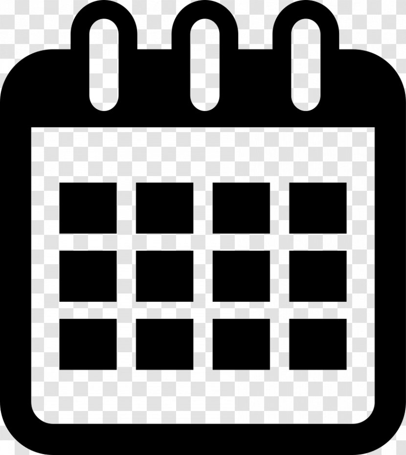 Calendar Icon - Symbol - Black Transparent PNG