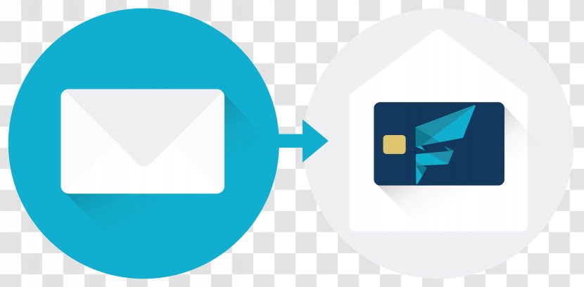 Logo Brand Desktop Wallpaper - Aqua - Delivery Card Transparent PNG
