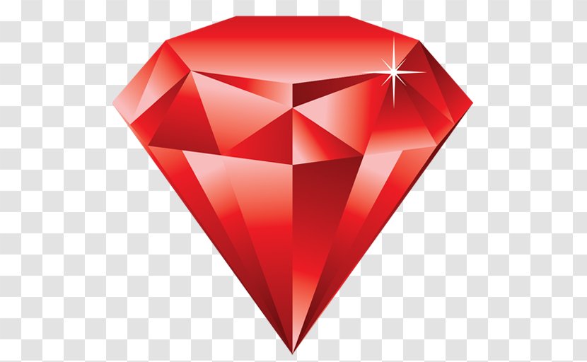 Gemstone Diamond Color Ruby Jewellery - Heart Transparent PNG