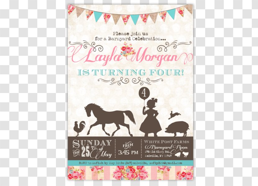 Wedding Invitation Party Birthday Baby Shower Petting Zoo - Housewarming Transparent PNG