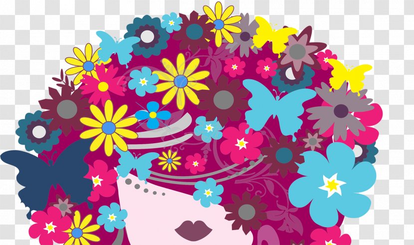 Clip Art Women Vector Graphics Woman - Wildflower - Female Mothers Day Flores Transparent PNG