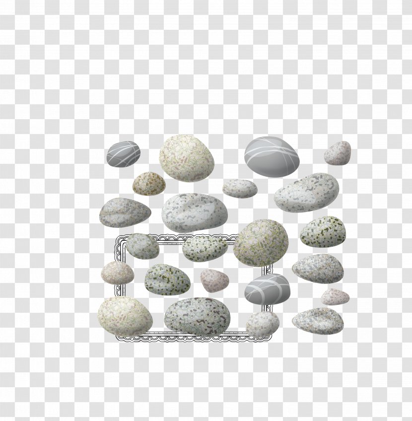 Pebble Domestic Goose Rock - Organism - The Pebbles In Vector Mirror Transparent PNG