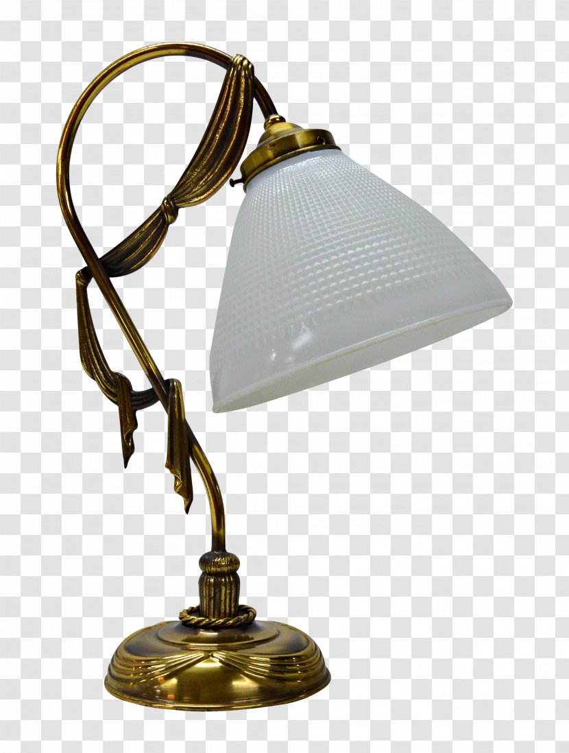 Art Nouveau Light Fixture Table Glass - Desk Lamp Transparent PNG