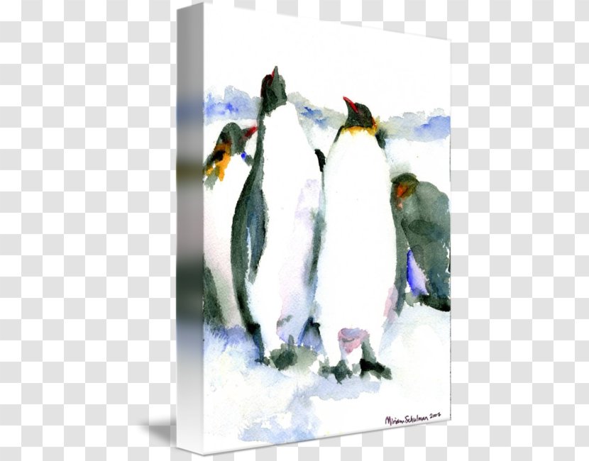 Watercolor Painting King Penguin Art - Flightless Bird Transparent PNG
