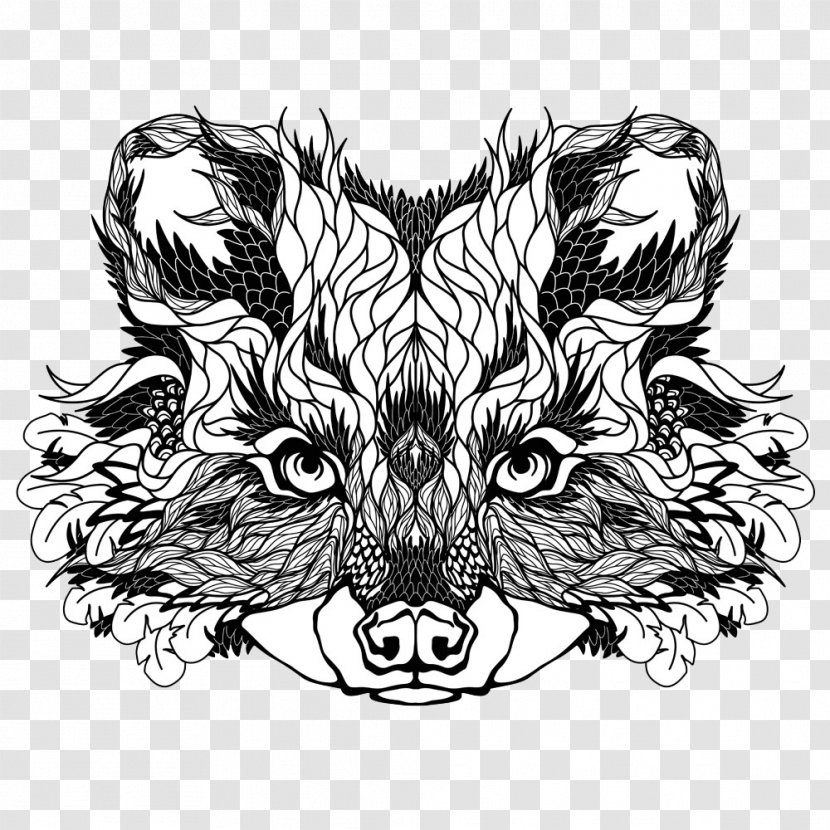 Rocket Raccoon Tattoo Artist New School - Art - Cartoon Fox Transparent PNG