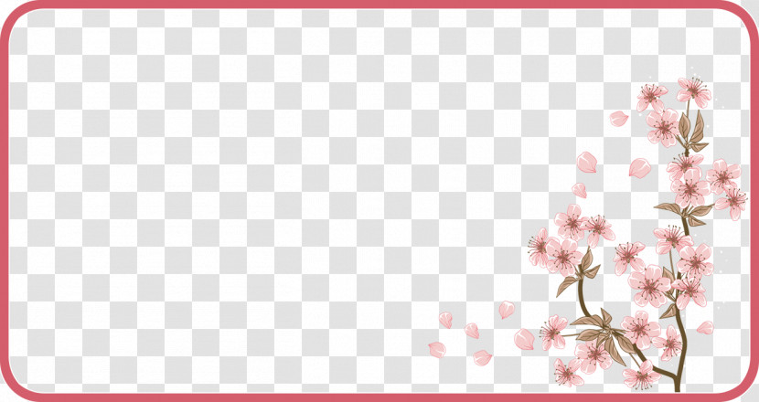 Flower Rectangular Frame Floral Rectangular Frame Rectangular Frame Transparent PNG