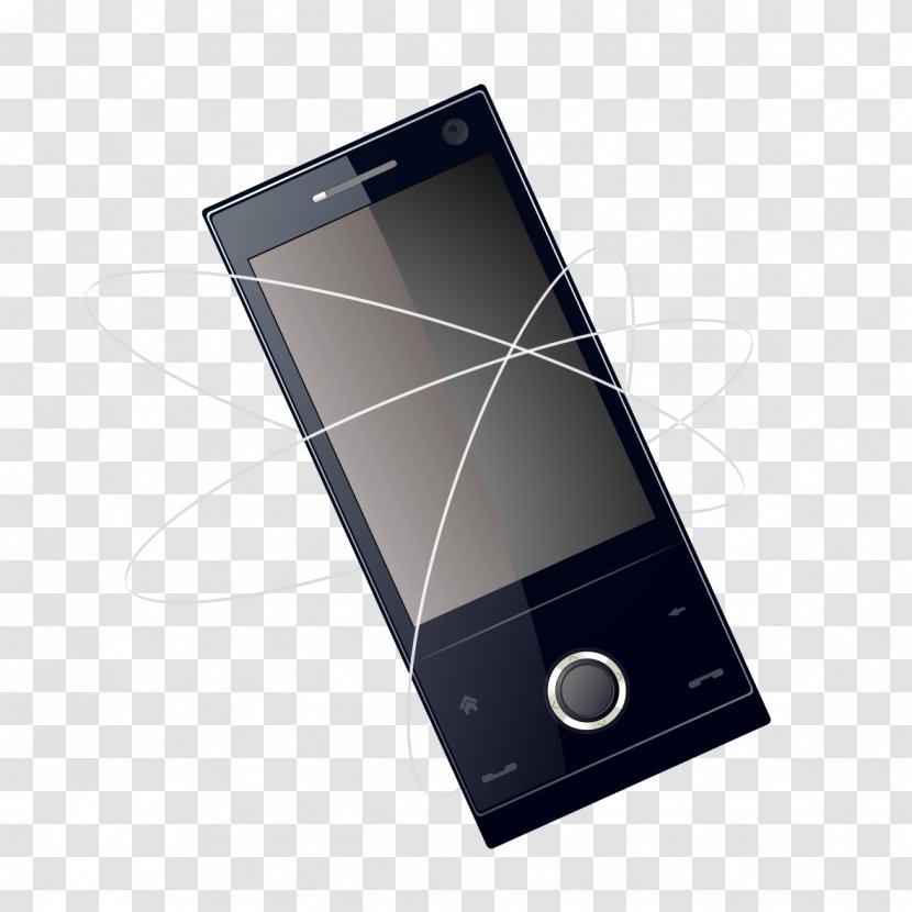 Feature Phone Smartphone Mobile - Portable Communications Device - Black Model Transparent PNG