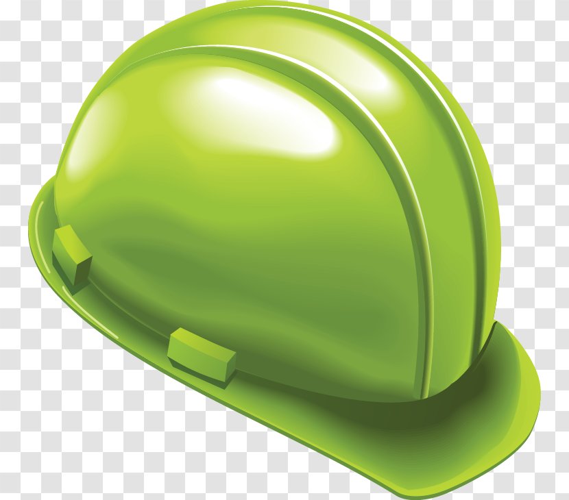 Helmet Hard Hat Laborer - Designer - Painted Green Design Transparent PNG