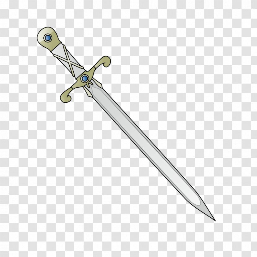 Longsword Weapon Clip Art - Bowie Knife - Sword Images Transparent PNG