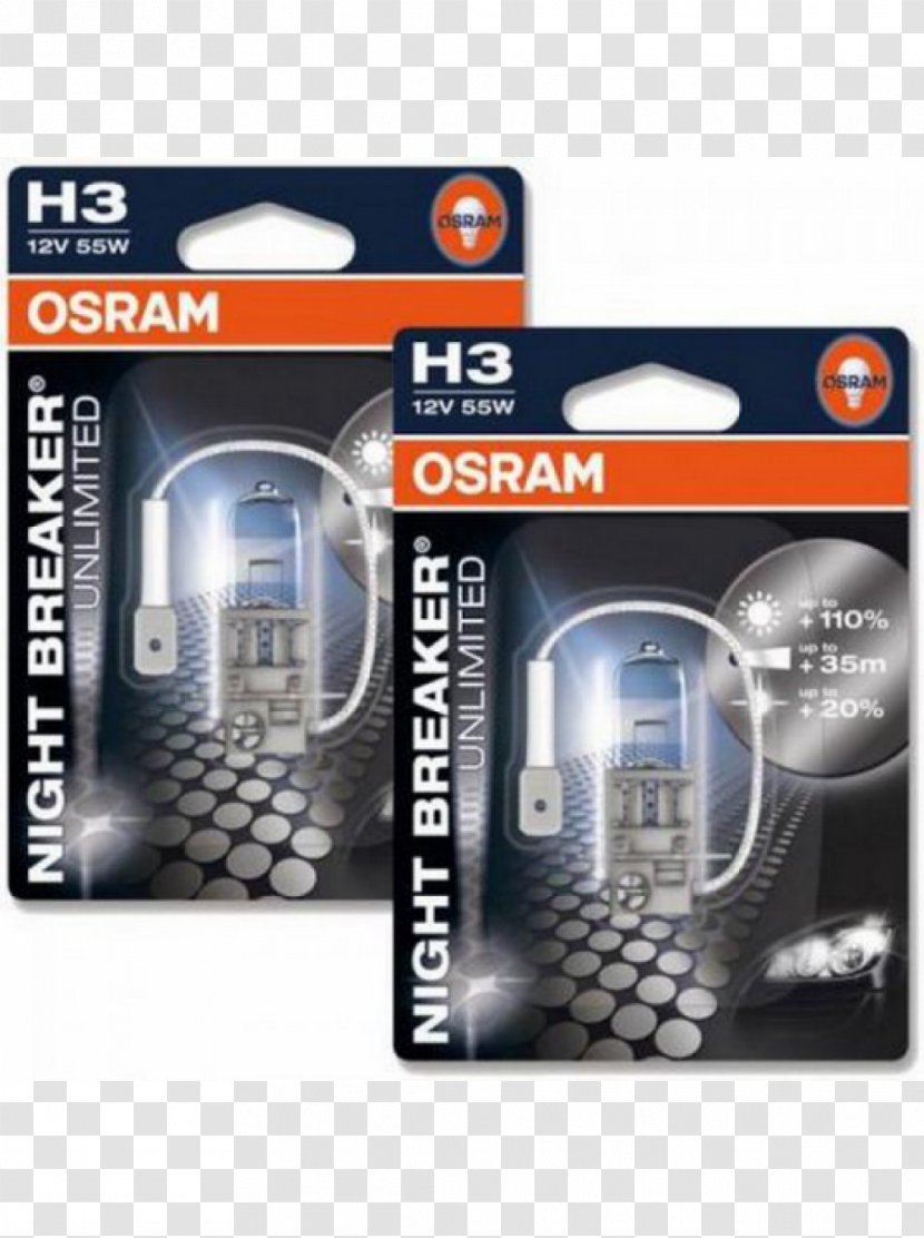 Incandescent Light Bulb Osram Headlamp Car - Volkswagen Transparent PNG