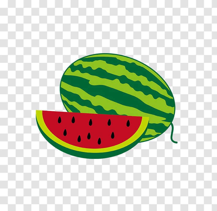 Watermelon Citrullus Lanatus Fruit - Watercolor Transparent PNG