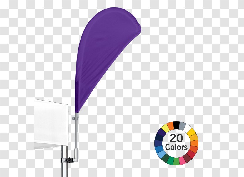 Tent Flag Color Purple - Advertising - COLOR POP Transparent PNG