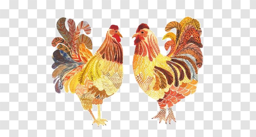 Polish Chicken Rooster Egg Poultry Farming Illustration - Bird - Cartoon Big Cock Transparent PNG