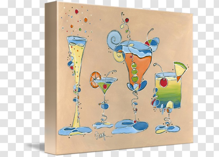 Art Imagekind Poster Wine Glass Printing - Cocktail Painting Transparent PNG
