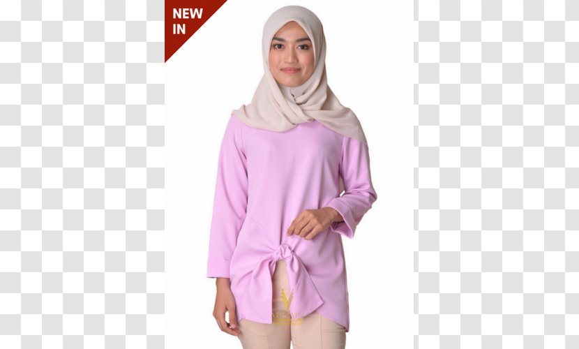 Sleeve Pink M Nightwear Neck RTV - Islamic Purple Transparent PNG