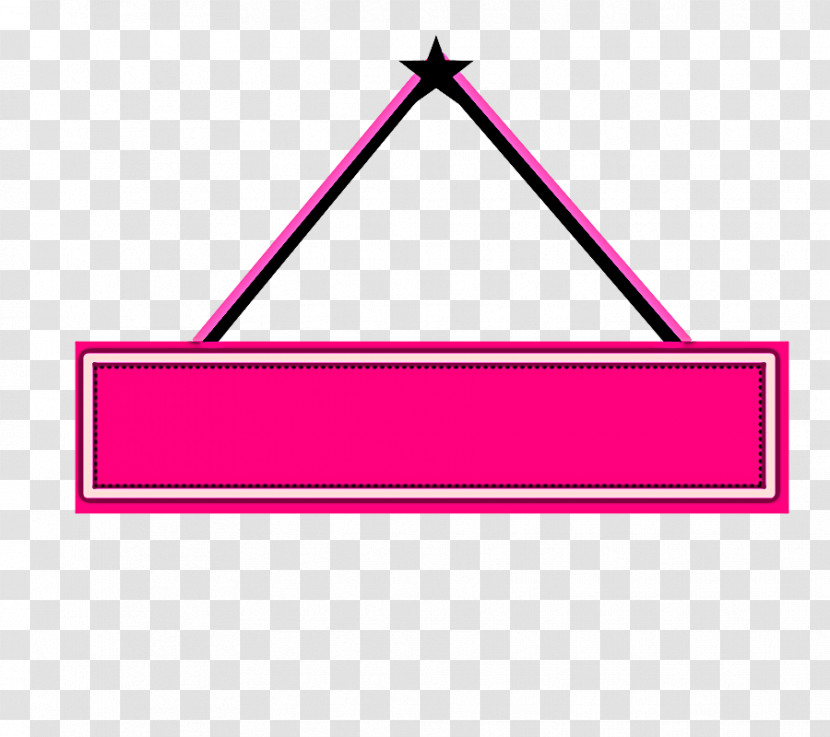 Pink Line Triangle Triangle Magenta Transparent PNG