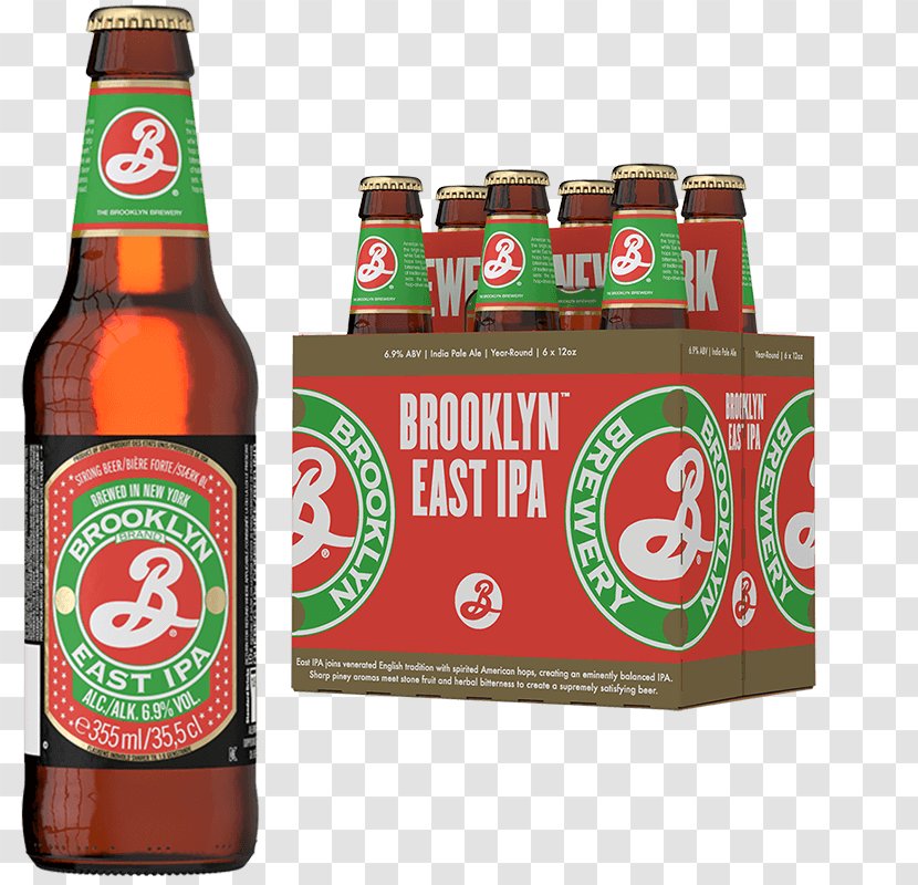 Brooklyn Brewery Beer East India Pale Ale Transparent PNG