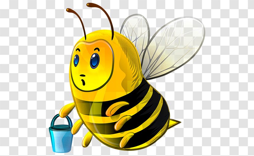 Apidae Apple Icon Image Format - Yellow - Bee Transparent PNG