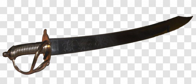 Sabre Weapon Cutlass Sword Arma Bianca - Edged And Bladed Weapons Transparent PNG