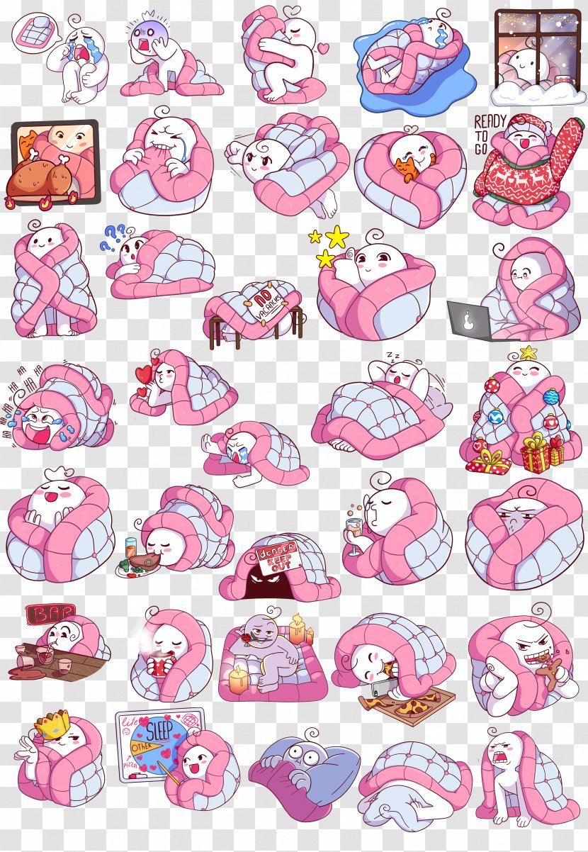 Sticker Telegram Stationery Emoticon Cartoon - Art - MOLLANG Transparent PNG