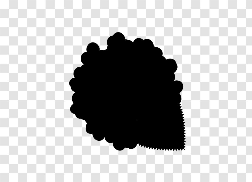 Black Silhouette White Leaf Font - Tree Transparent PNG