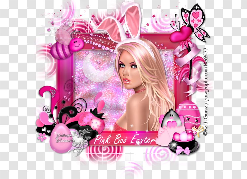 Barbie Photomontage Valentine's Day Cheek Pink M - Tree Transparent PNG