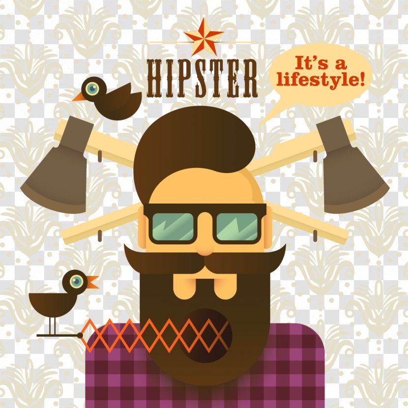 Hipster Download Illustration - Graphic Arts - Vector Ax Transparent PNG