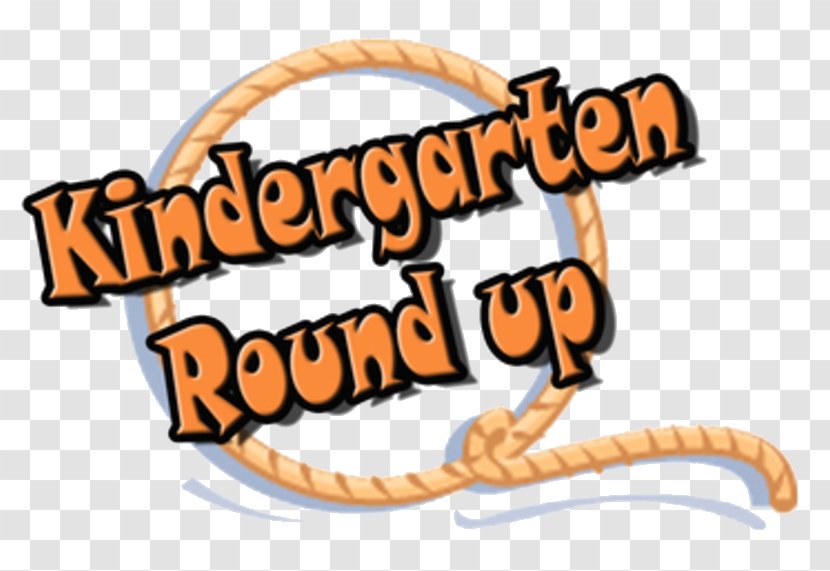 Clip Art Kinder Round-Up Kindergarten Zilker Elementary School Logo - Google Search - Orange Transparent PNG