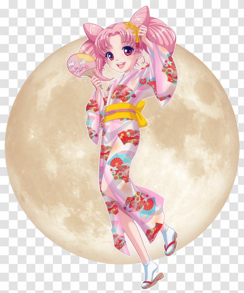Sailor Moon Chibiusa Venus Jupiter Mars - Cartoon - Blush Floral Transparent PNG