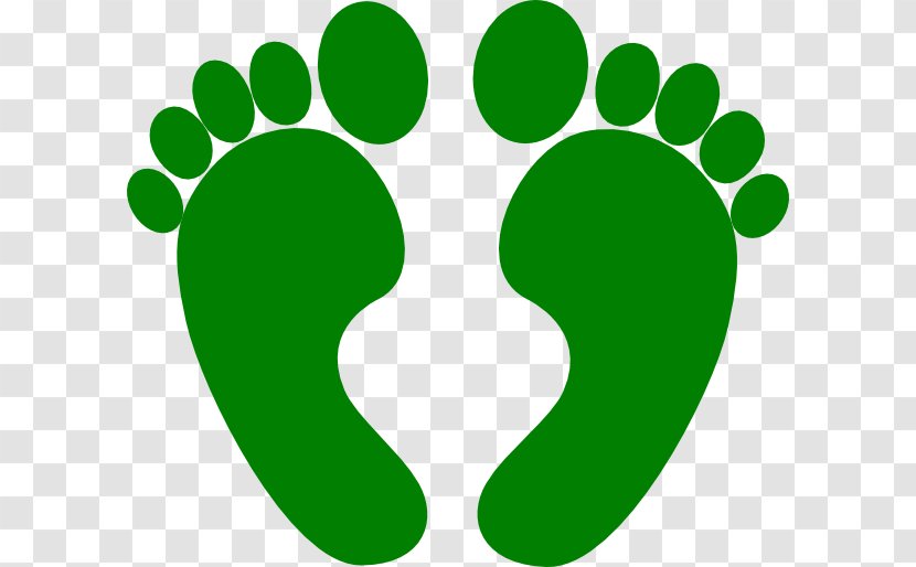 Footprint Toe Clip Art - Leaf - Feet Transparent PNG