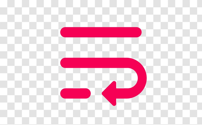 Brand Logo Line Pink M - Symbol Transparent PNG