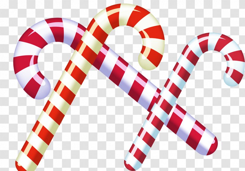 Candy Cane Stick Christmas - Drawing - Red And White Lollipop Transparent PNG