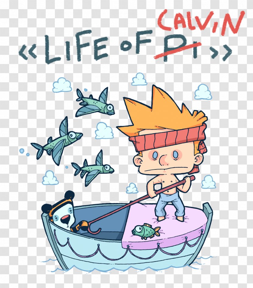 Fan Art Cartoon .by - October 25 - Calvin And Hobbes Transparent PNG