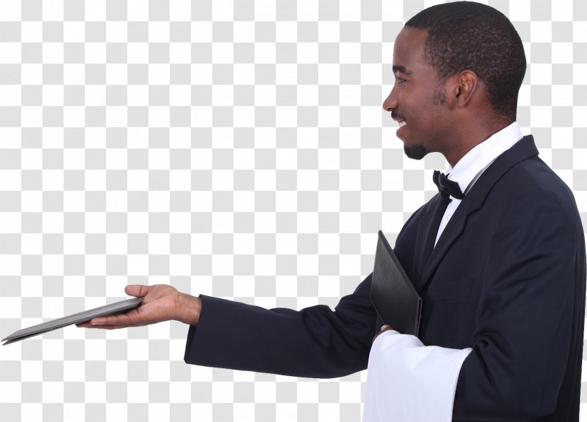 Waiter Business - Gesture - Tuxedo Recruiter Transparent PNG