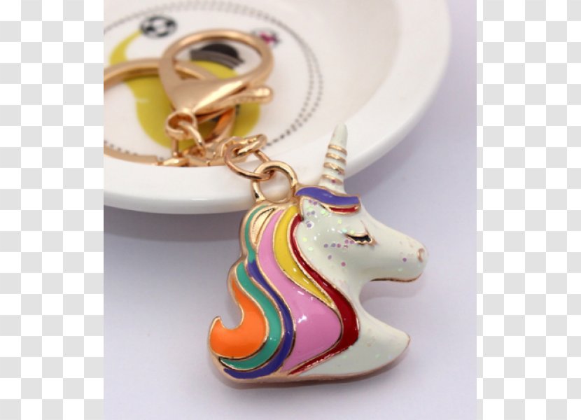 Key Chains Unicorn Metal Bag Charm Transparent PNG