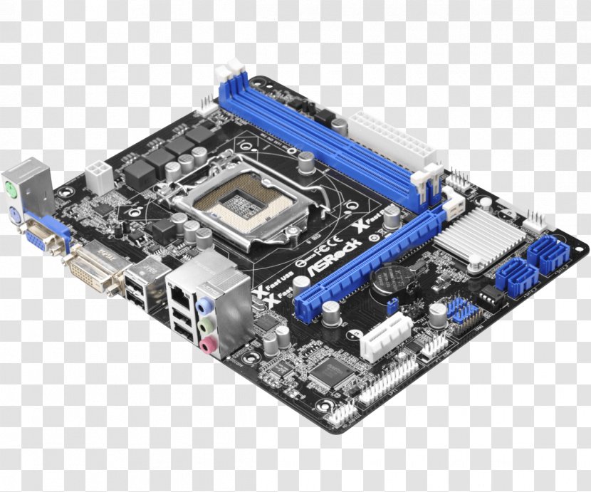 Intel LGA 1155 Motherboard MicroATX CPU Socket - Electronic Device Transparent PNG