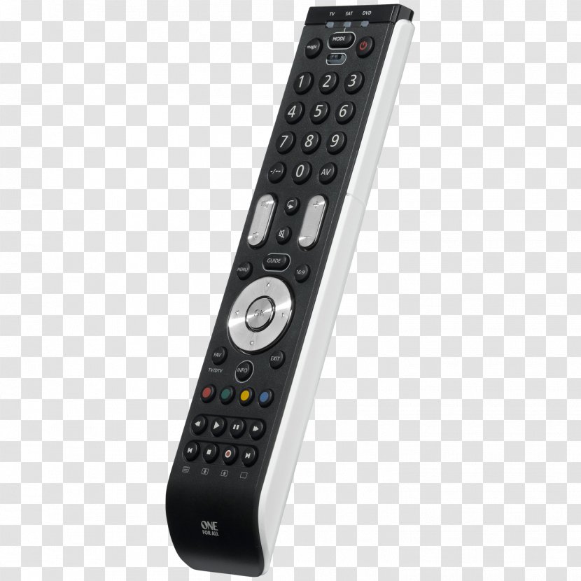 One For All Essence Universal Remote Control Controls Tv 3 - Dvd Player - Electronics Transparent PNG