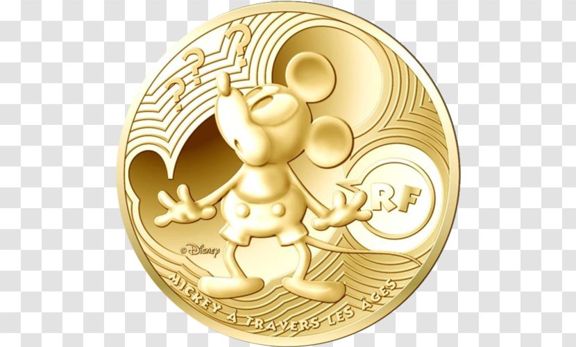 Mickey Mouse Gold Coin Minnie Goofy - Money Transparent PNG