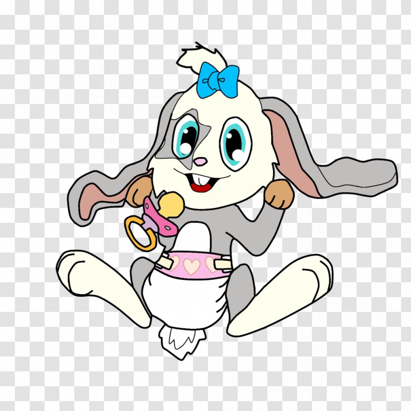 Diaper Bugs Bunny Art Schnuffel - Flower - Baby Transparent PNG