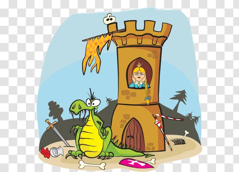 Rapunzel Royalty-free Princess Clip Art - Cartoon - Dinosaur Castle Transparent PNG