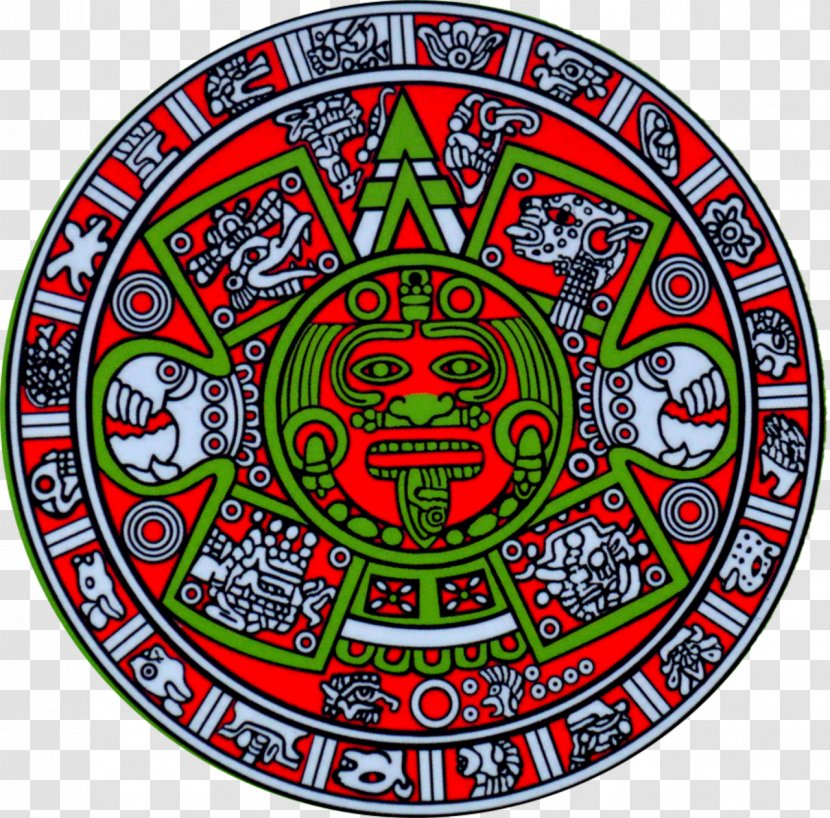 Aztec Calendar Stone Aztecs Drawing - Recreation - Kalender Transparent PNG