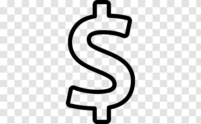 Dollar Sign Currency Symbol United States - Text Transparent PNG