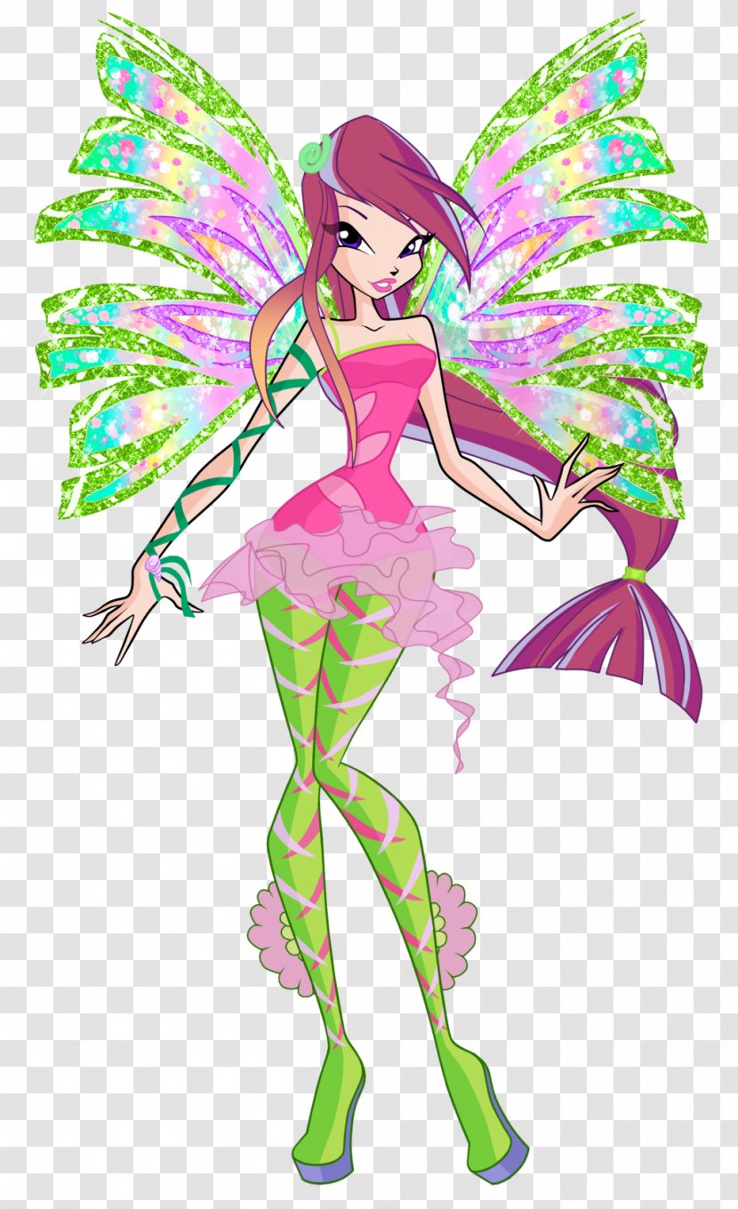 Roxy Tecna Bloom Sirenix YouTube - Winx Club 3d Magic Adventure Transparent PNG