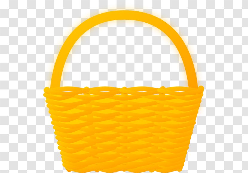 Picnic Baskets Easter Basket Clip Art - Orange Transparent PNG